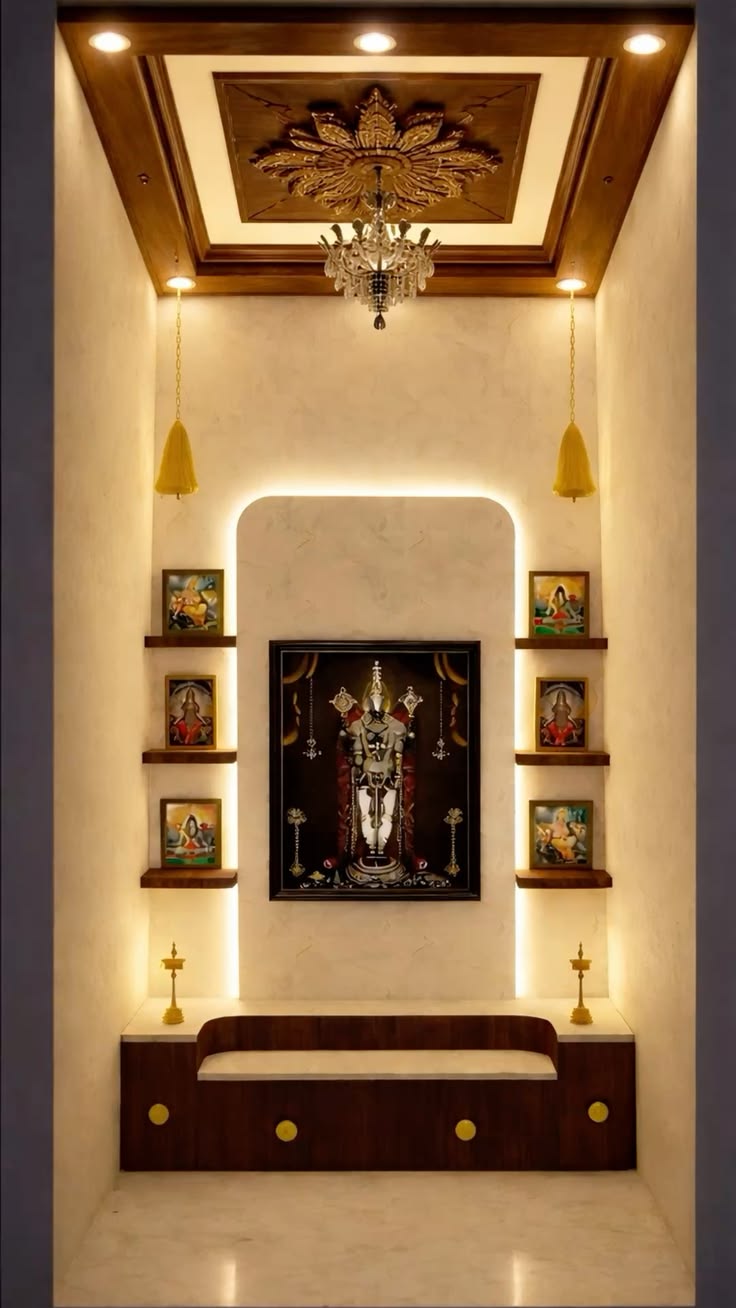 Custom poojai room